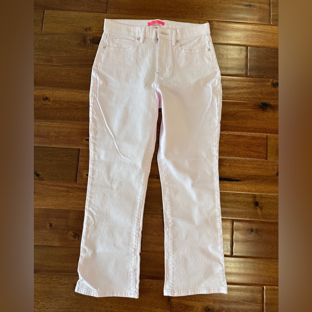 Lilly Pulitzer Light Pink Straight Leg Jeans